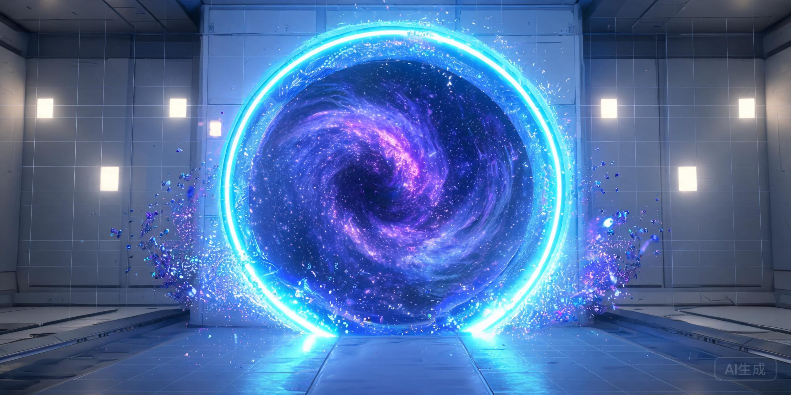 UE5 传送门特效制作:空间扭曲与粒子漩涡的完整实现 - Featured Image